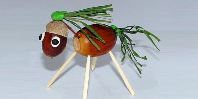 поделки из желудей