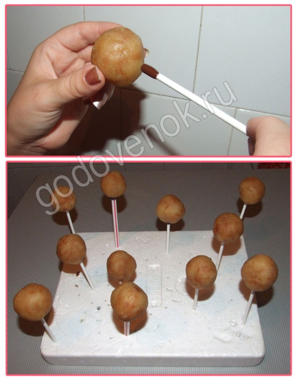 Кейк попсы (Cake pops). Рецепт с фото.