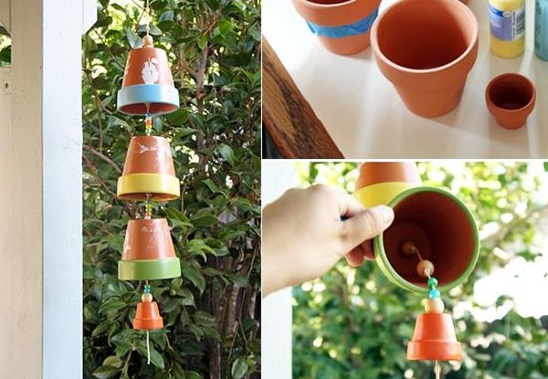 горшки,цветы,колокольчик китайский,сделай сам горшки,цветы,колокольчик китайский,сделай сам