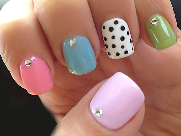 яркие рисунки шеллаком фото