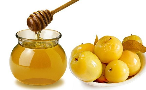 Сладкие моченые яблоки с медом Сладкие моченые яблоки с медом