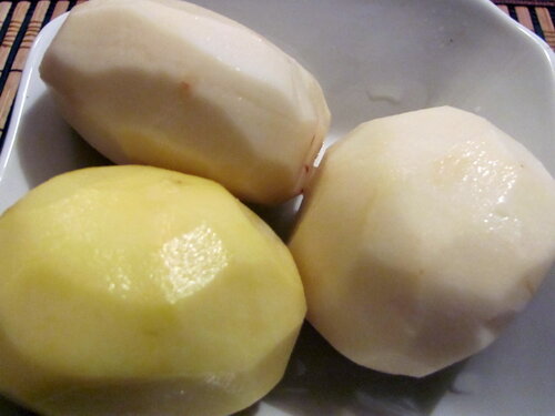 Чистим картошку