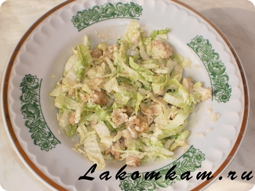 Салат Ролл цезарь Салат Ролл цезарь