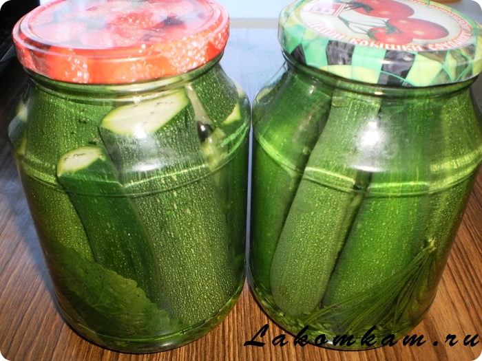 Маринованные кабачки как огурцы Маринованные кабачки как огурцы