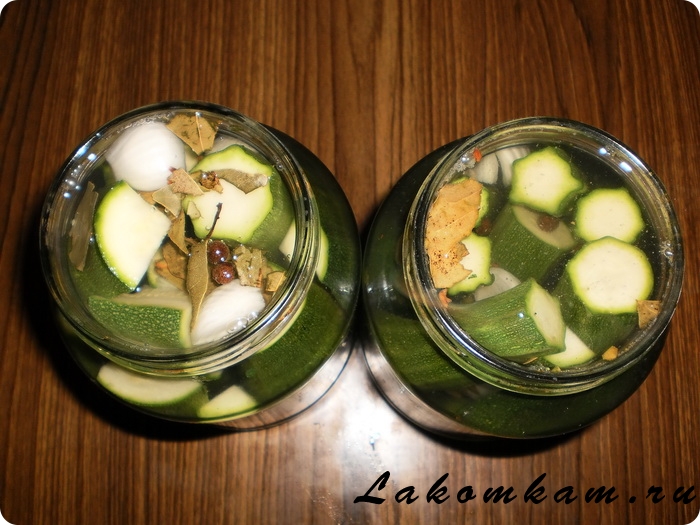Маринованные кабачки как огурцы Маринованные кабачки как огурцы