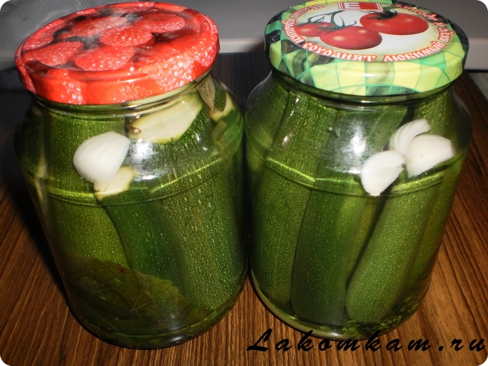 Маринованные кабачки как огурцы Маринованные кабачки как огурцы