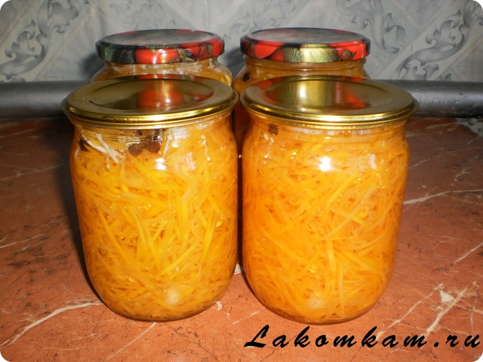Морковь с чесноком на зиму Морковь с чесноком на зиму