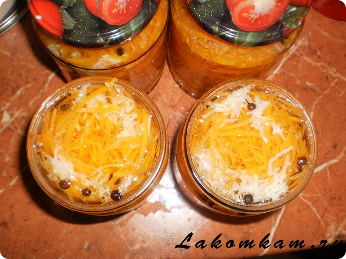 Морковь с чесноком на зиму Морковь с чесноком на зиму