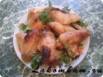 Куриные крылышки в горчице