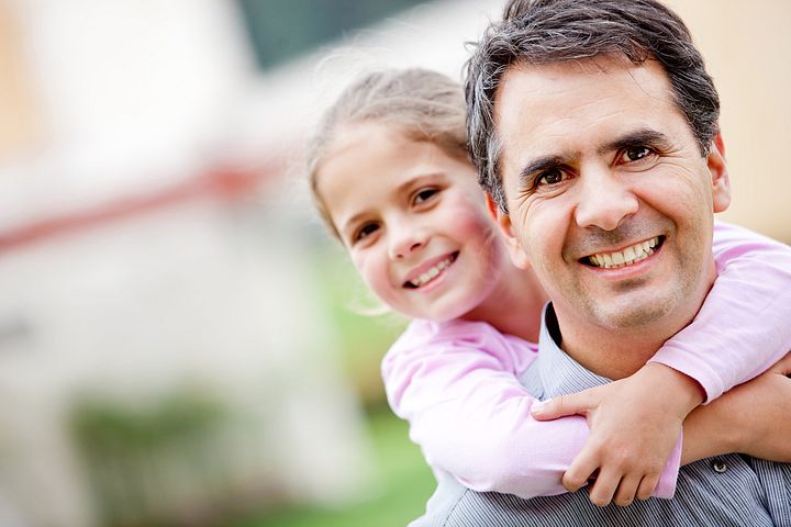 Father and daughter