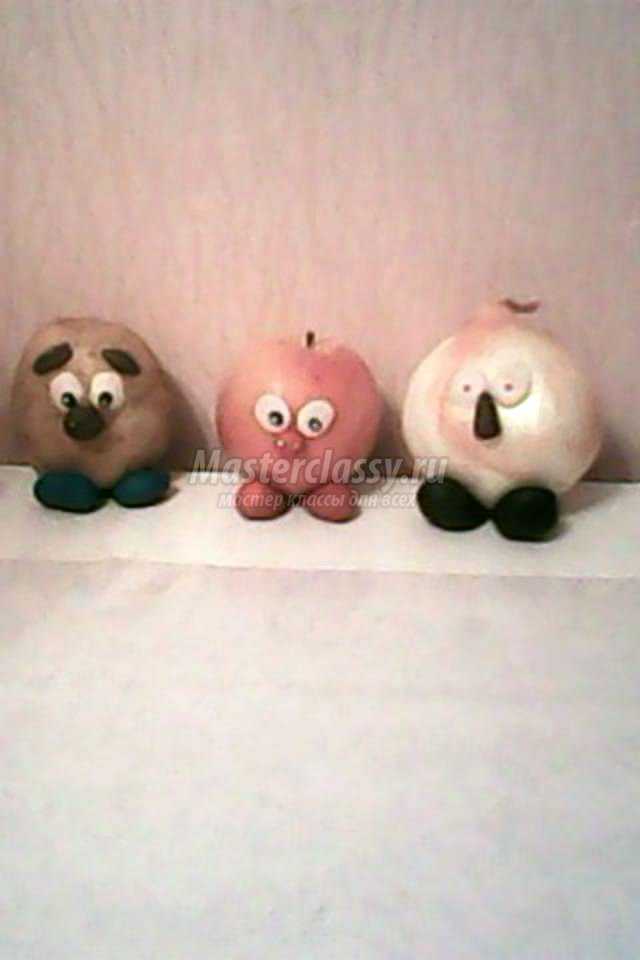 Поделки из фруктов и овощей. Смешарики 