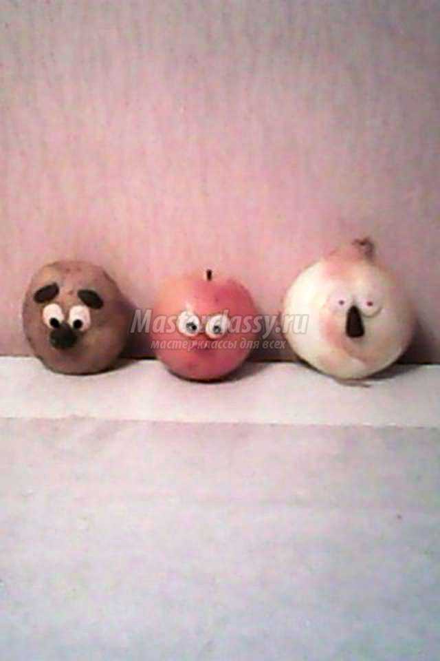 Поделки из фруктов и овощей. Смешарики 