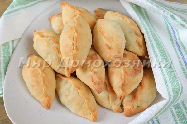 Пирожки из теста на кефире готовы! 