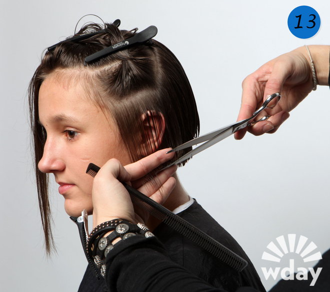 стрижка боб каре на короткие волосы