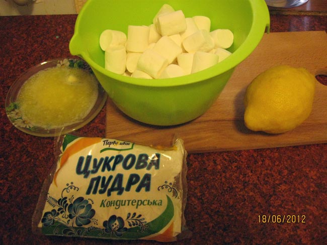 Мастика из маршмеллоу