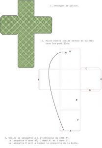 Квадратная коробочка