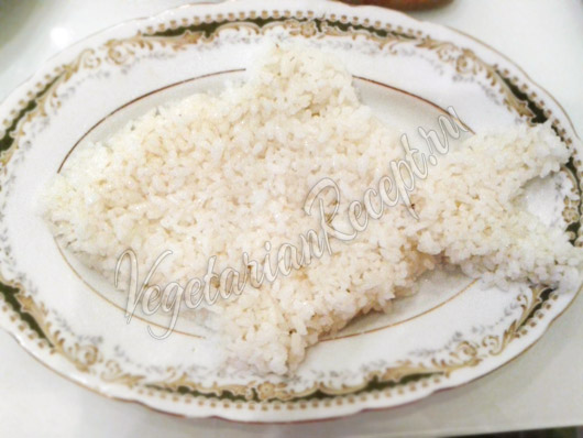 Выложить рис в виде рыбки