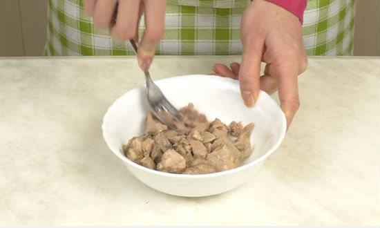 салат из печени трески