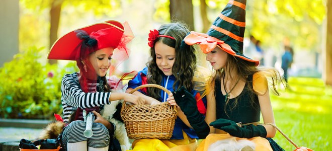 костюм на хэллоуин для девочки своими руками