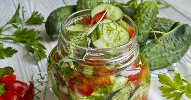 Салат «Нежинский» из огурцов на зиму - лучшие рецепты необычной и очень вкусной заготовки