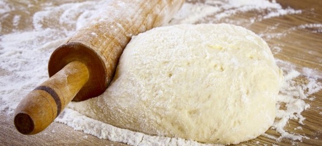 быстрое тесто на кефире для пирога