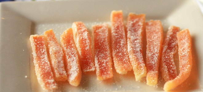 Цукаты из апельсиновых корок