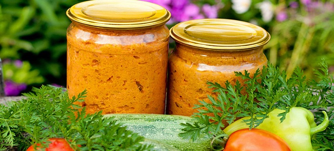 икра из кабачков на зиму простой рецепт