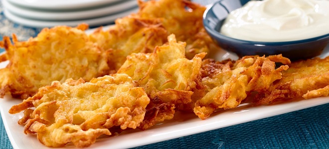 Картофельные драники без яиц