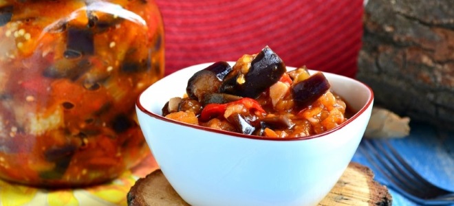 салат из баклажан и перца на зиму