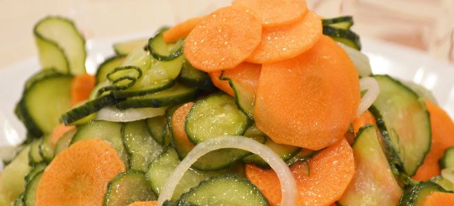 салат из огурцов лука моркови на зиму