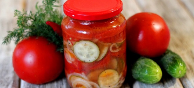 салат из огурцов помидор лука на зиму