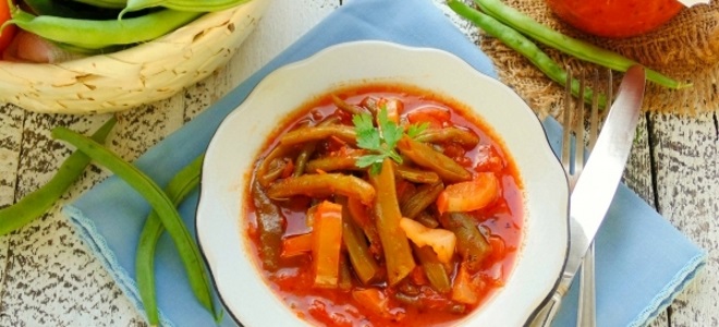 салат из стручковой фасоли на зиму