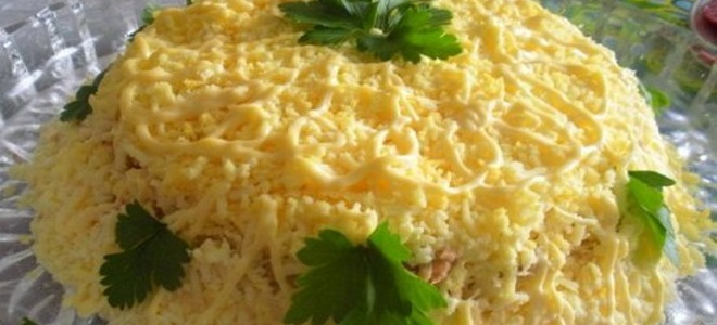 салат мужские грезы