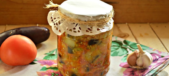 салат на зиму из баклажанов и кабачков