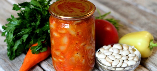 салат завтрак туриста с фасолью на зиму