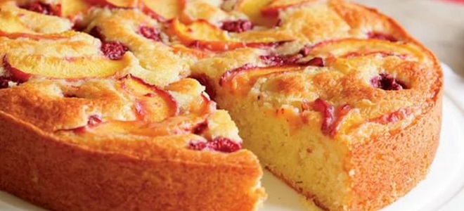 шарлотка с творогом и яблоками