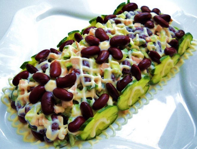 украшения для салата из красной фасоли 6.2