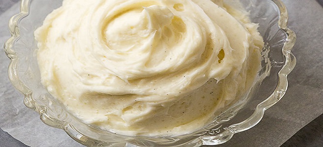 Заварной крем с творожным сыром