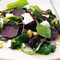 простой салат из вареной свеклы