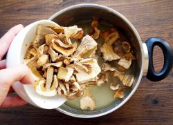 как варить сушеные грибы