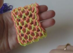 Браслет из резинок Чешуя дракона