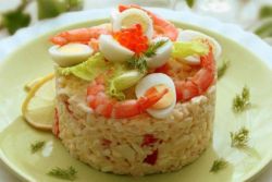 салат кальмары рис яйцо