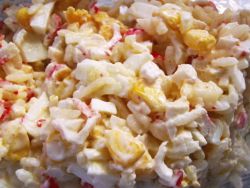 салат крабовые палочки апельсин кукуруза