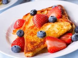 сладкие гренки из белого хлеба