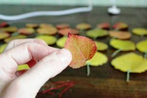 поделки из листьев своими руками18