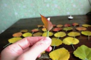 поделки из листьев своими руками23