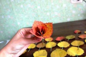 поделки из листьев своими руками25