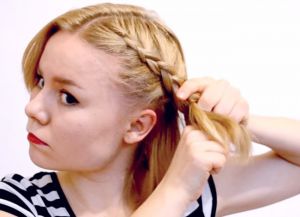 быстрая прическа на короткие волосы своими руками 1