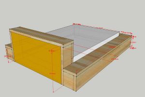 Двуспальная кровать своими руками29