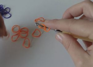 Браслет из резинок Чешуя дракона 4